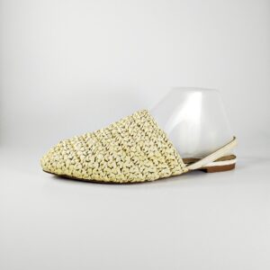 Midas Roye Beige Weave Leather Flat Shoes | David Jones Images