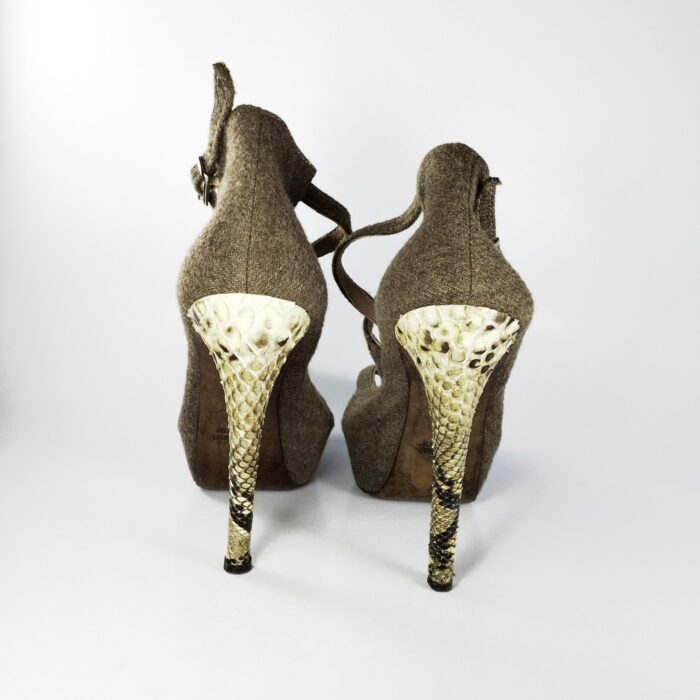 Shoe Bizz heels Wool Brown Eu 37